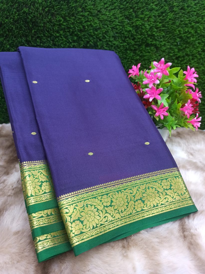 Pure Mysore Silk Saree( 60 Grams )