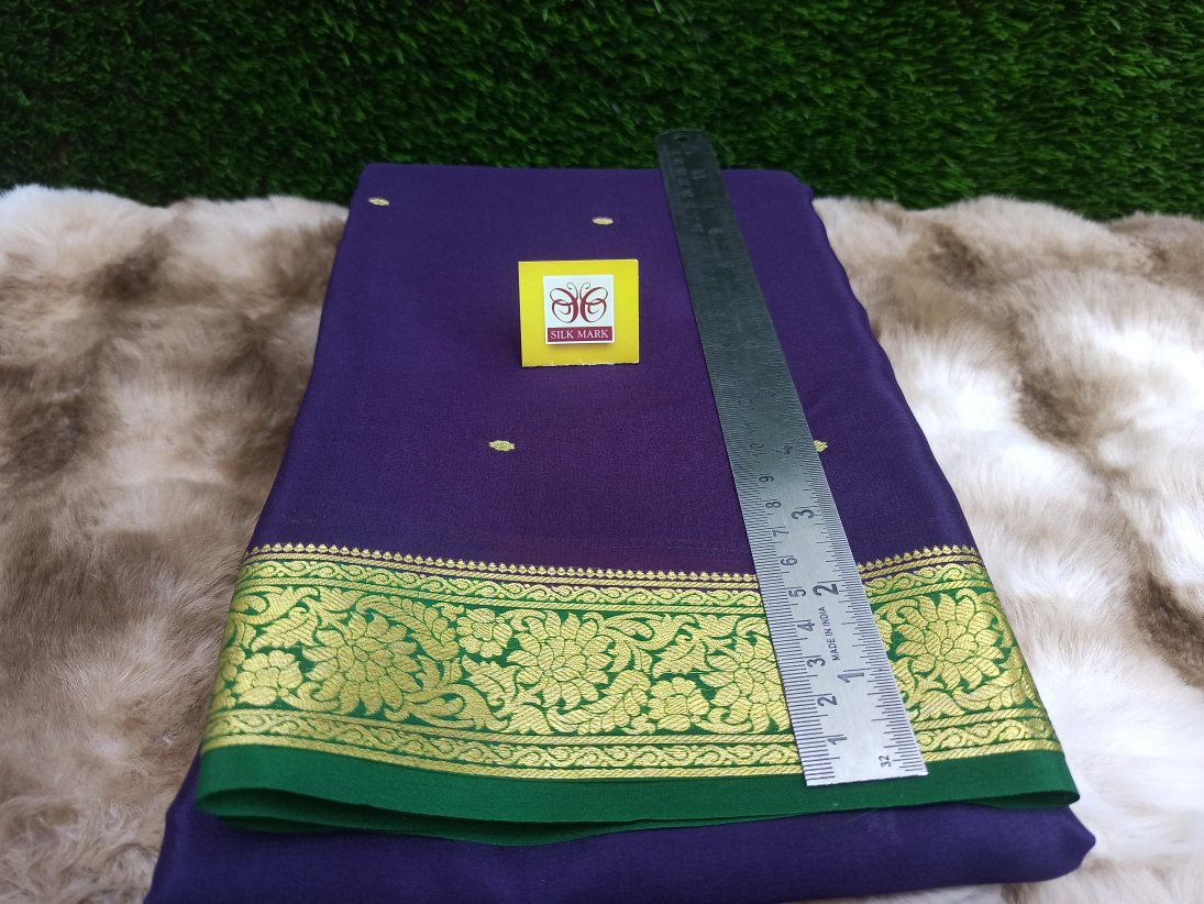 Pure Mysore Silk Saree( 60 Grams )