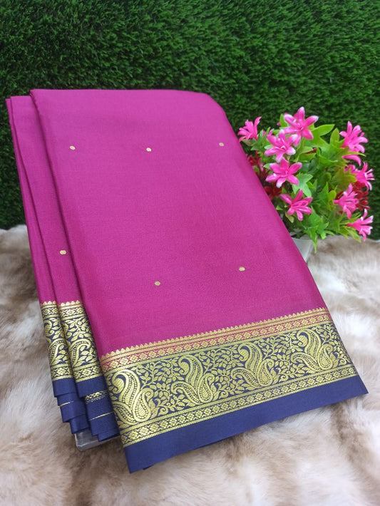 Pure Mysore Silk Saree( 60 Grams )