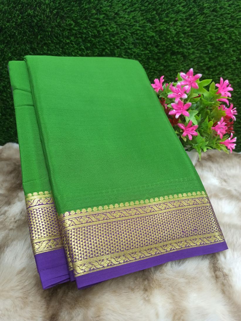 Pure Mysore Silk Saree( 60 Grams )