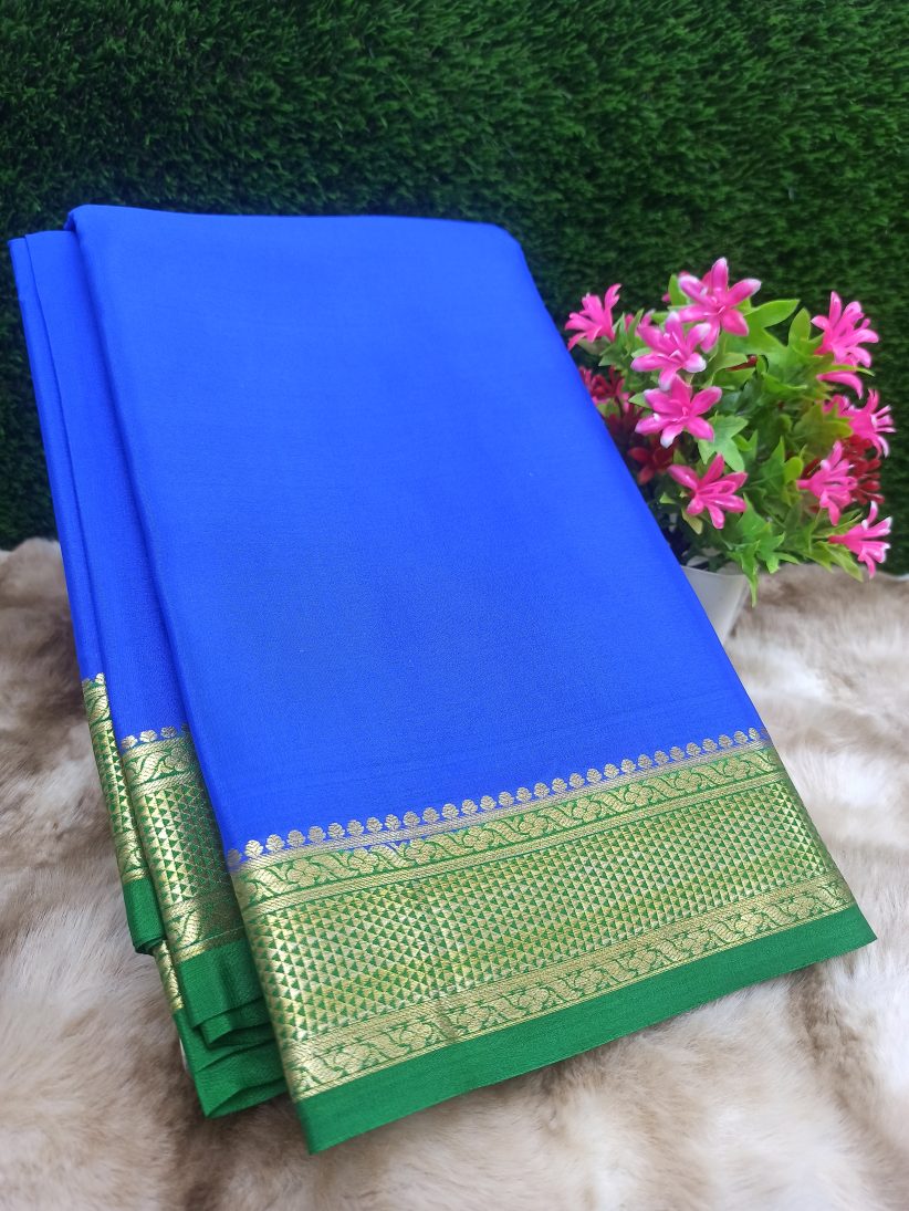 Pure Mysore Silk Saree( 60 Grams )