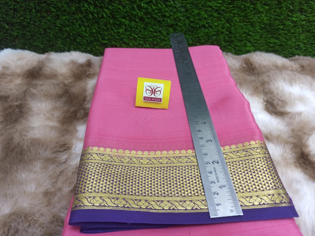 Pure Mysore Silk Saree( 60 Grams )