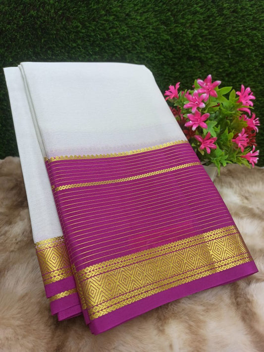 Pure Mysore Silk Saree( 60 Grams )