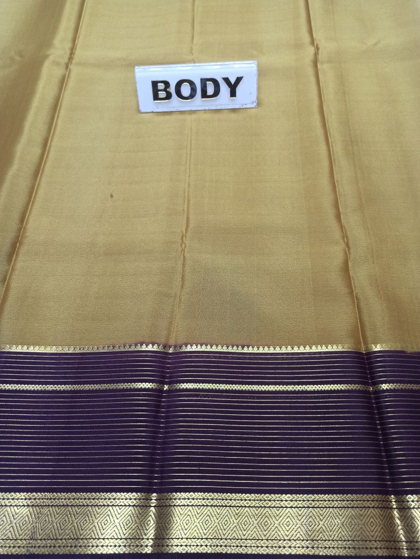 Pure Mysore Silk Saree( 60 Grams )