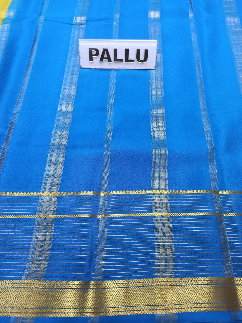 Pure Mysore Silk Saree( 60 Grams )