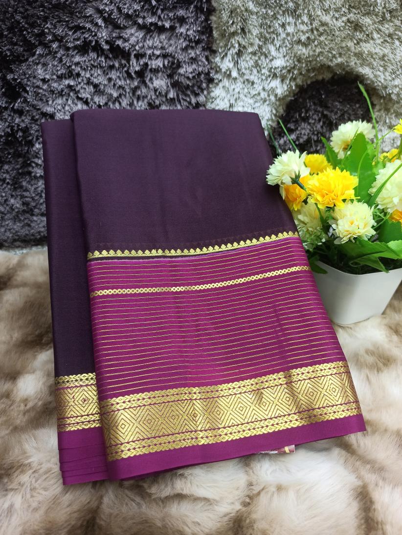 Pure Mysore Silk Saree(60 Grams)