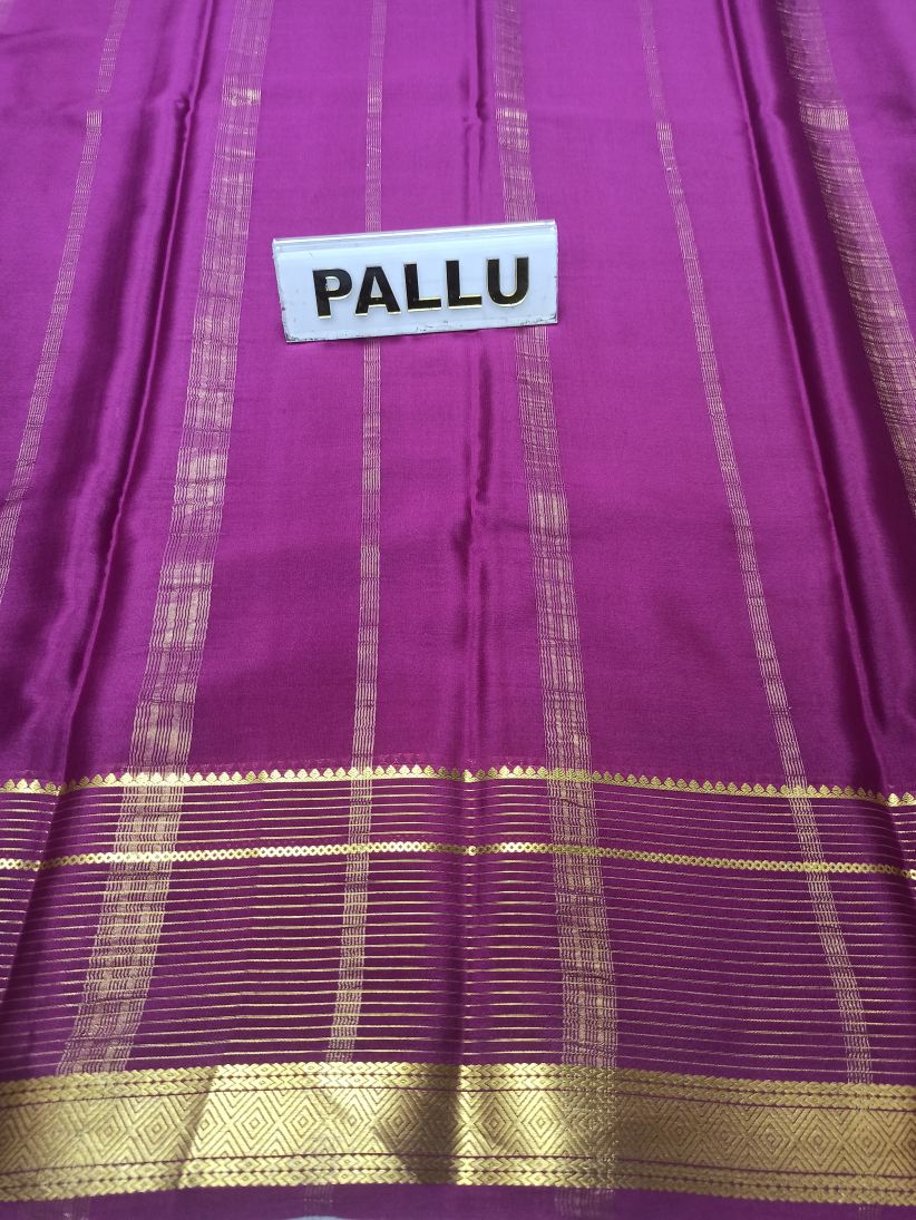 Pure Mysore Silk Saree(60 Grams)