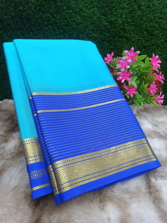 Pure Mysore Silk Saree( 60 Grams )