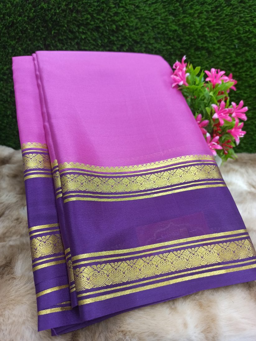 Pure Mysore Silk Saree( 60 Grams )