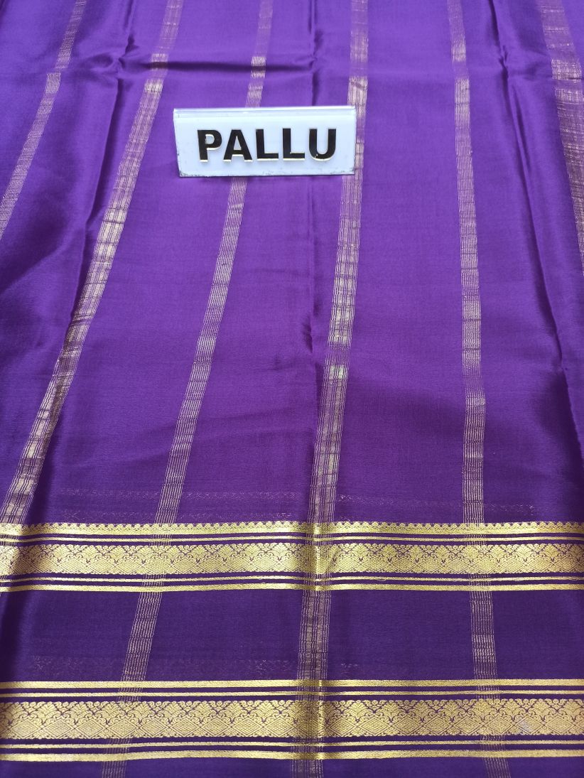 Pure Mysore Silk Saree( 60 Grams )