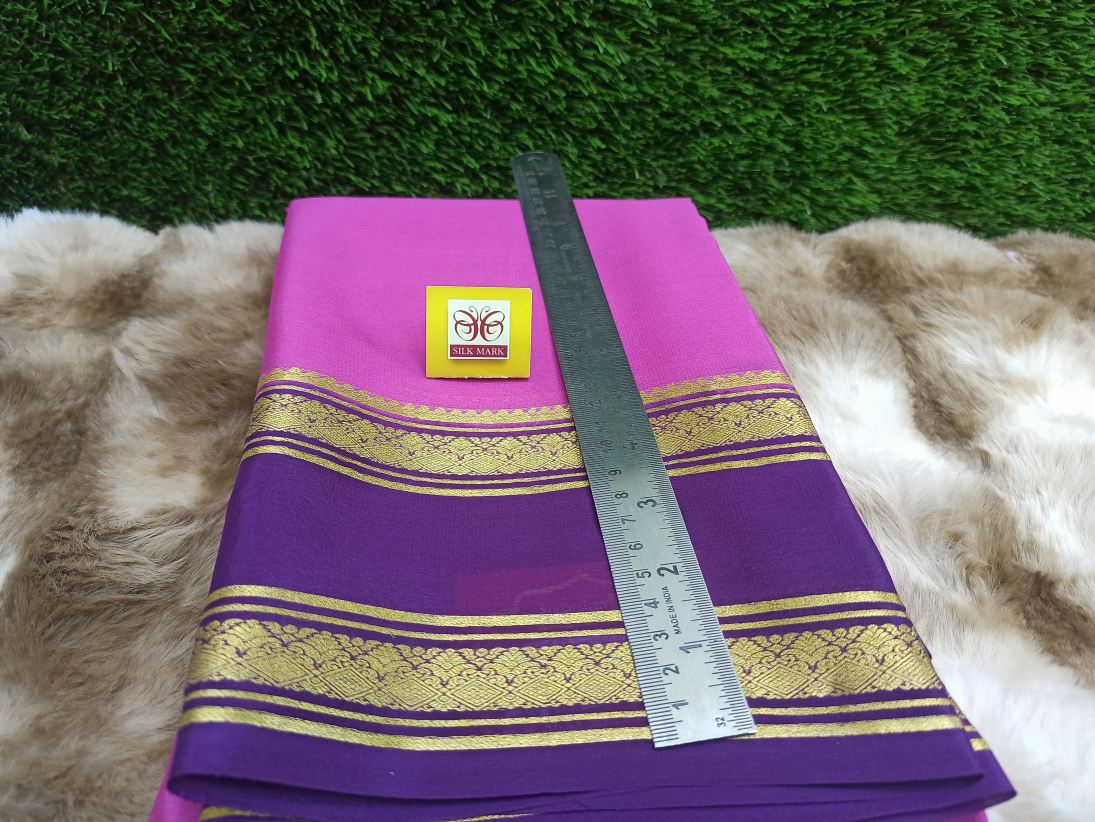 Pure Mysore Silk Saree( 60 Grams )