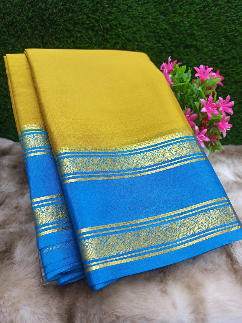 Pure Mysore Silk Saree( 60 Grams )