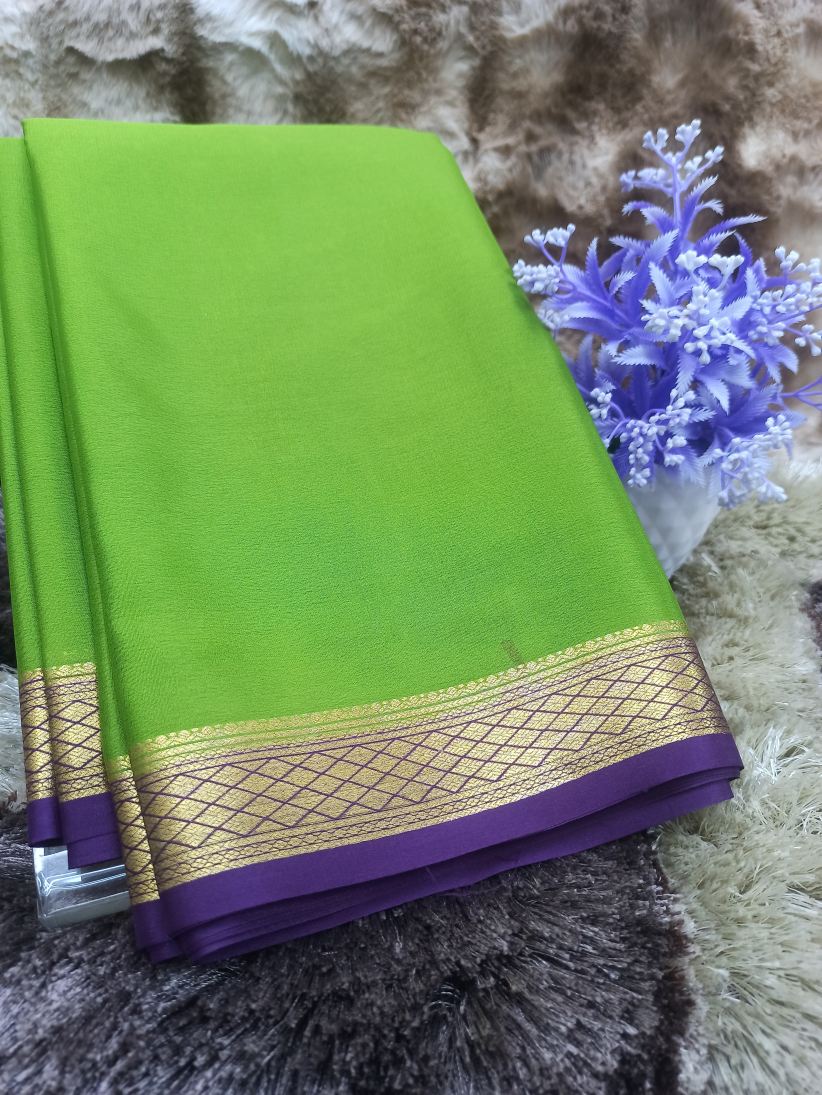 Pure Mysore Silk Saree(60 Grams)