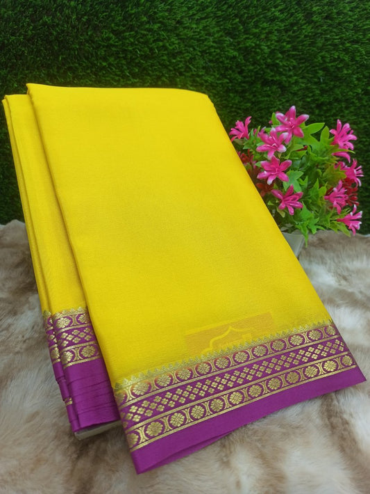 Pure Mysore Silk Saree( 60 Grams )