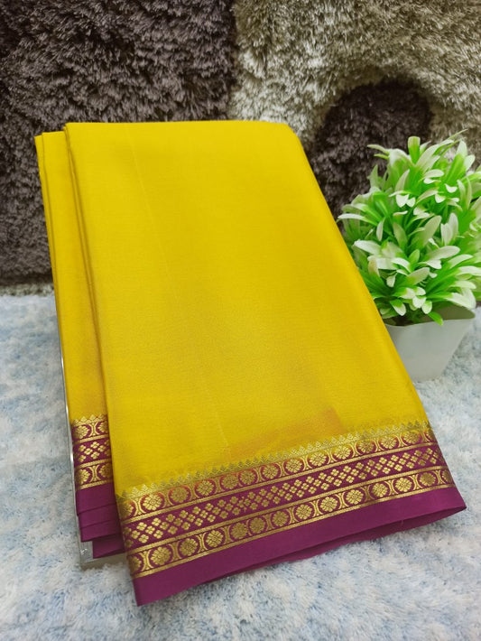 Pure Mysore Silk Saree(60 Grams)