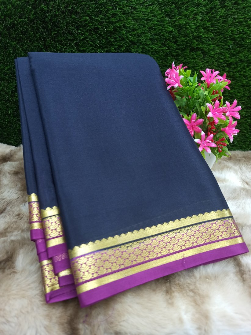 Pure Mysore Silk Saree( 60 Grams )