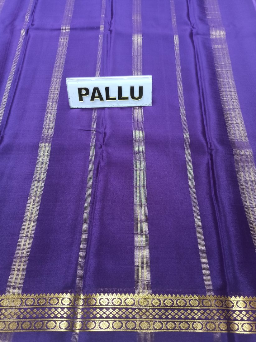 Pure Mysore Silk Saree(60 Grams)