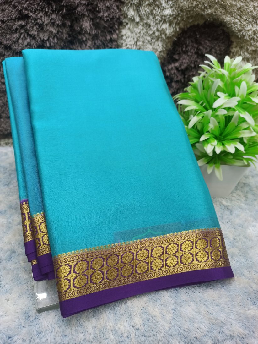 Pure Mysore Silk Saree(60 Grams)