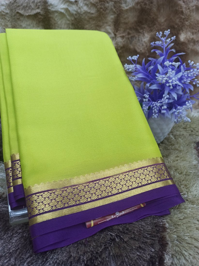 Pure Mysore Silk Saree(60 Grams)