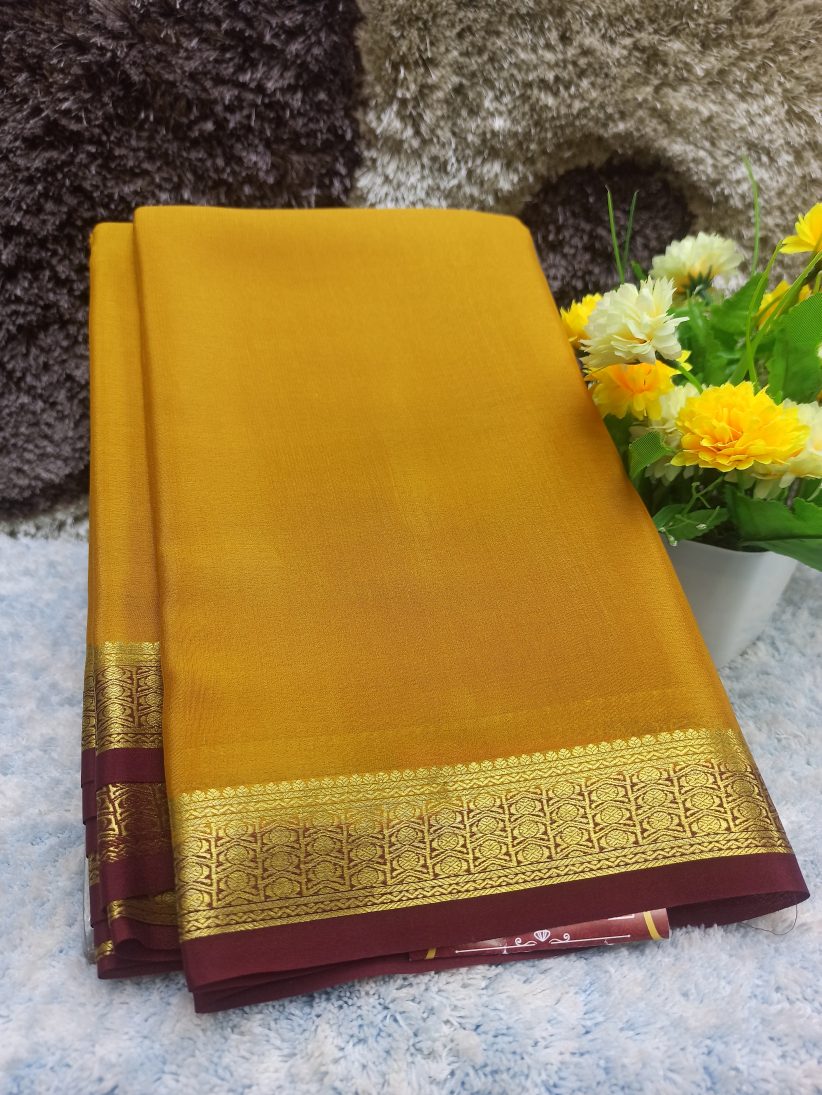 Pure Mysore Silk Saree(60 Grams)