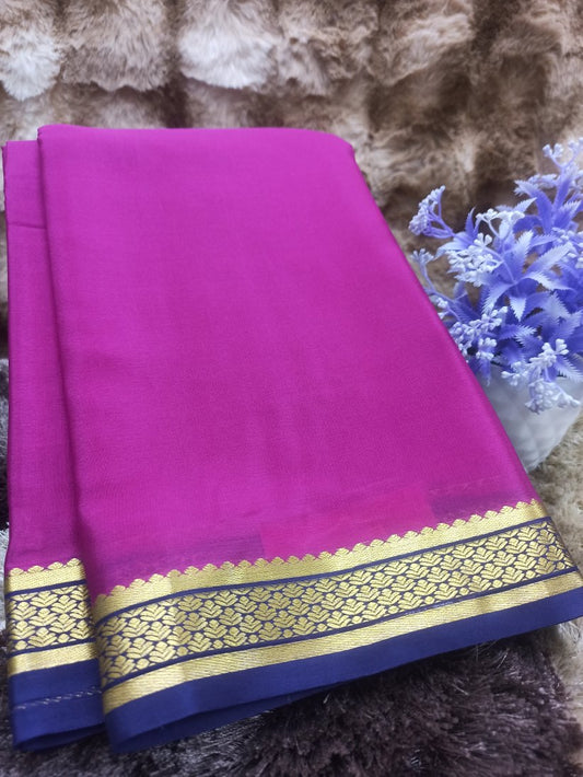 Pure Mysore Silk Saree( 60 Grams )