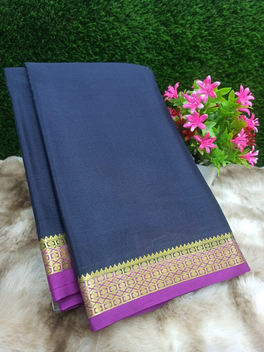 Pure Mysore Silk Saree( 60 Grams )