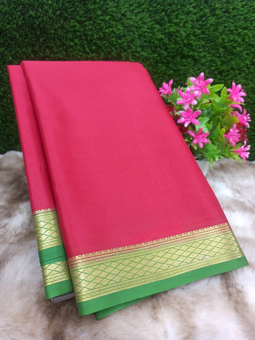 Pure Mysore Silk Saree( 60 Grams )