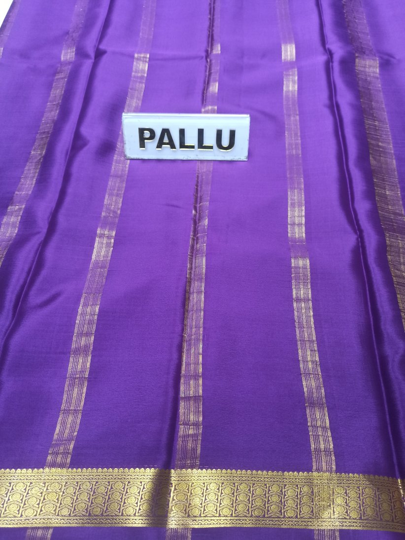 Pure Mysore Silk Saree(60 Grams)