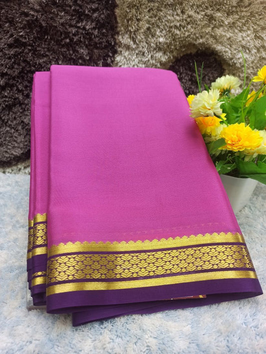 Pure Mysore Silk Saree(60 Grams)