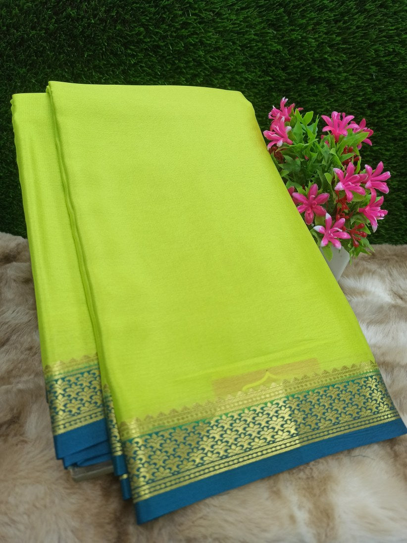 Pure Mysore Silk Saree( 60 Grams )