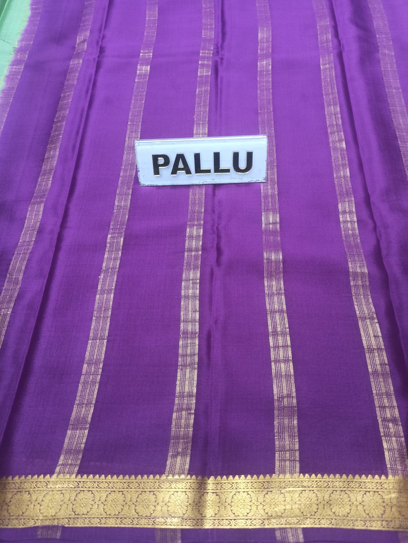 Pure Mysore Silk Saree( 60 Grams )