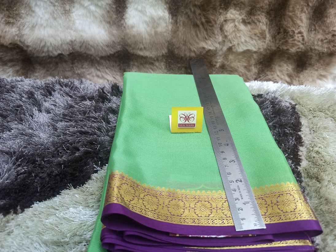 Pure Mysore Silk Saree( 60 Grams )