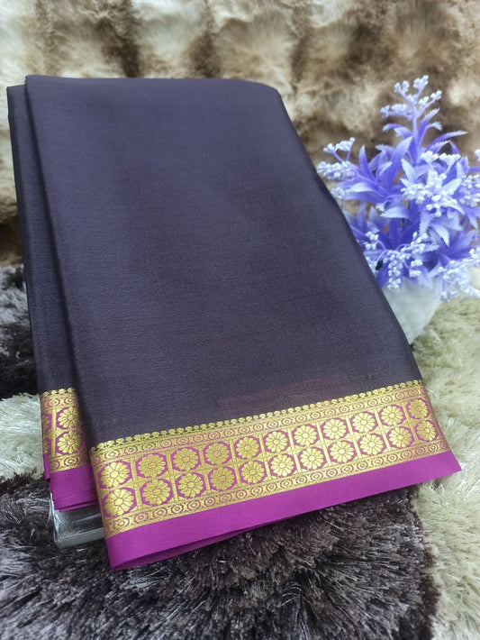 Pure Mysore Silk Saree(60 Grams)