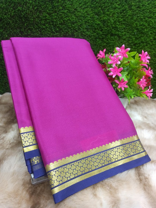 Pure Mysore Silk Saree( 60 Grams )