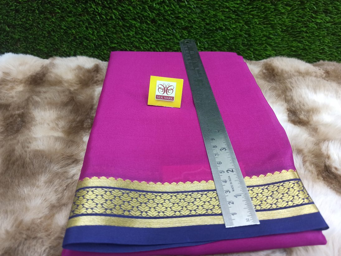 Pure Mysore Silk Saree( 60 Grams )