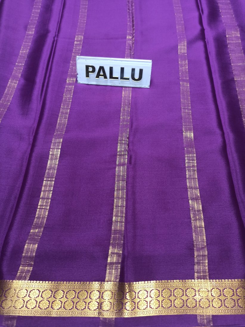 Pure Mysore Silk Saree ( 60 Grams )