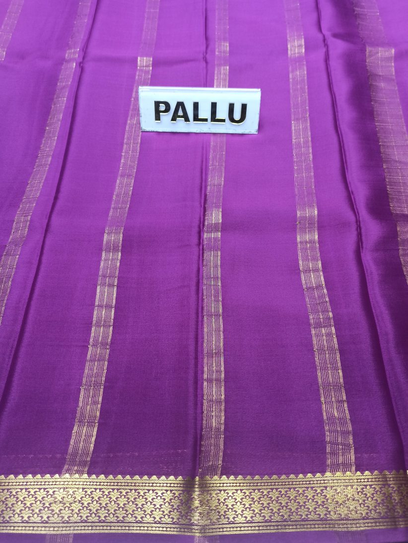 Pure Mysore Silk Saree(60 Grams)