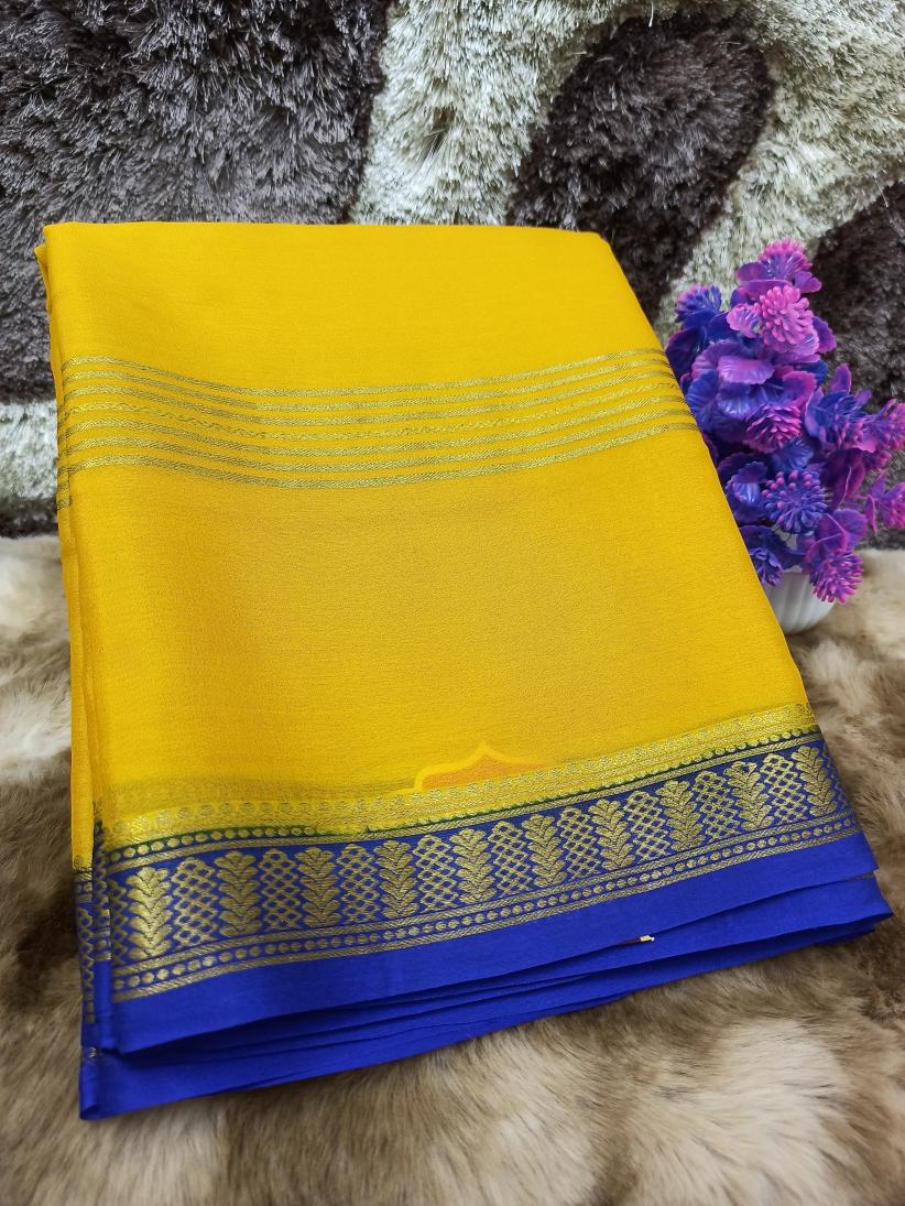 Pure Mysore Silk Saree ( 60 Grams )