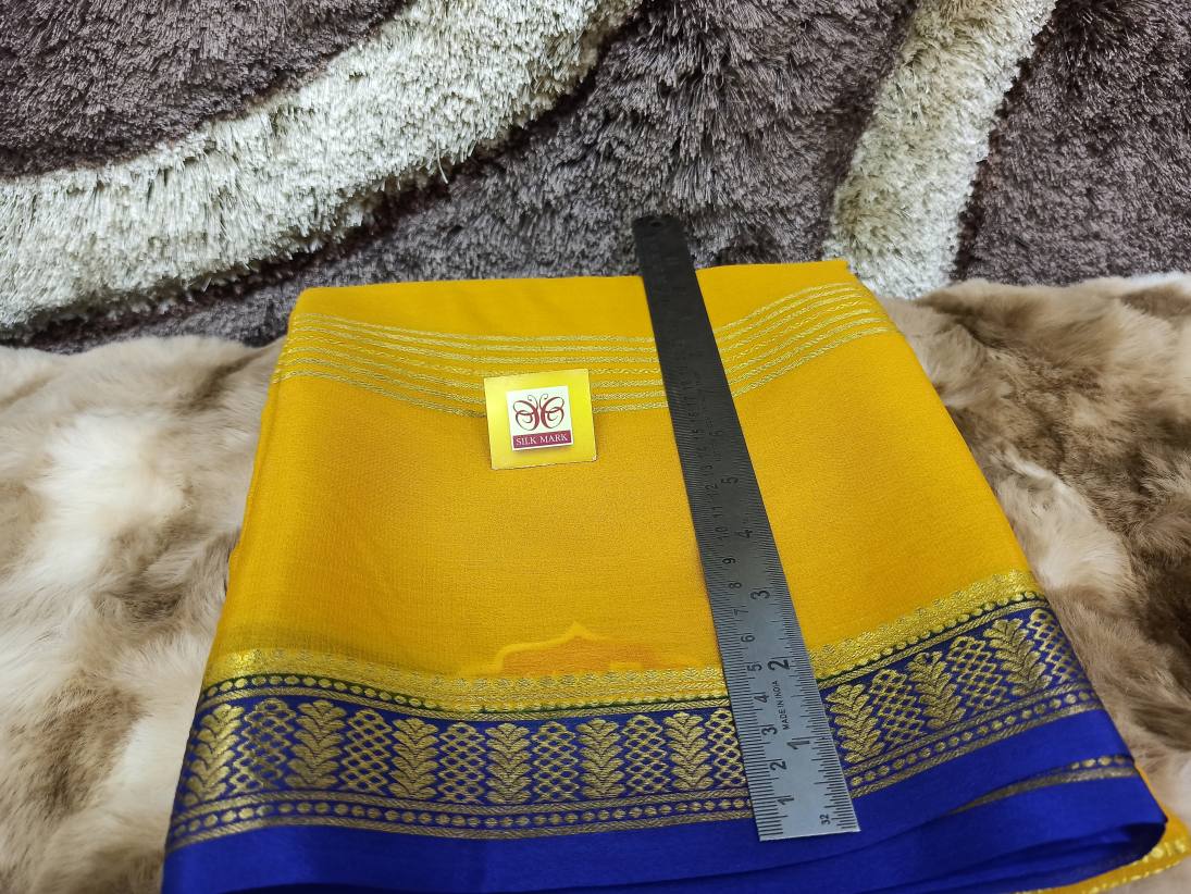 Pure Mysore Silk Saree ( 60 Grams )