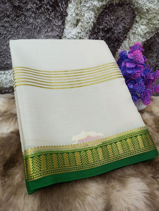 Pure Mysore Silk Saree ( 60 Grams )