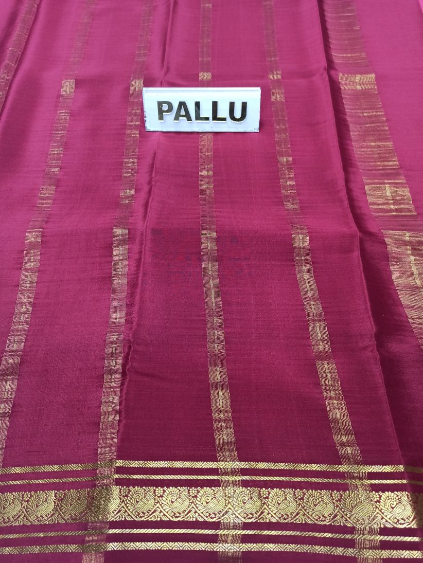 Pure Mysore Silk Saree