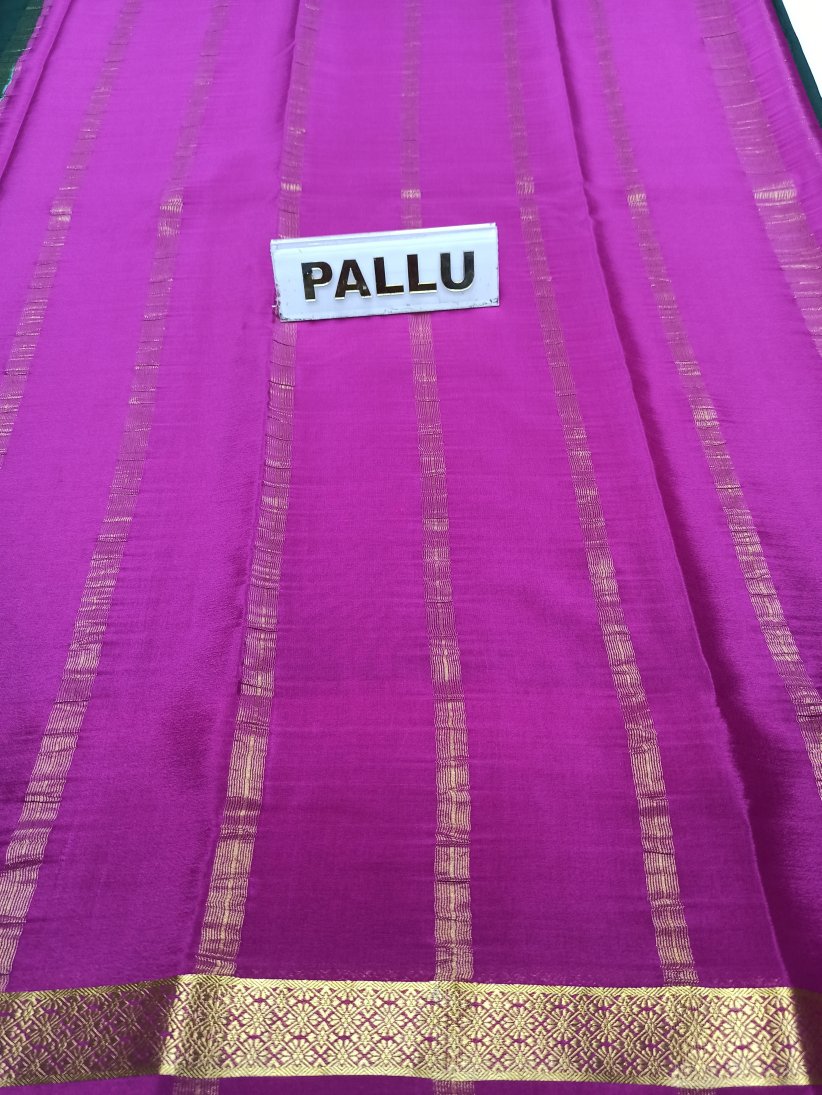 Pure Mysore Silk Saree ( 60 Grams )