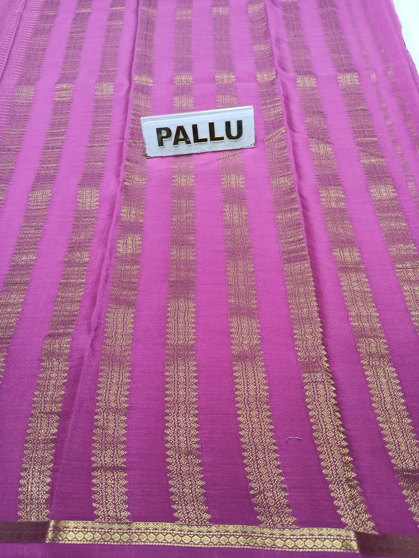 Pure Mysore Silk Saree