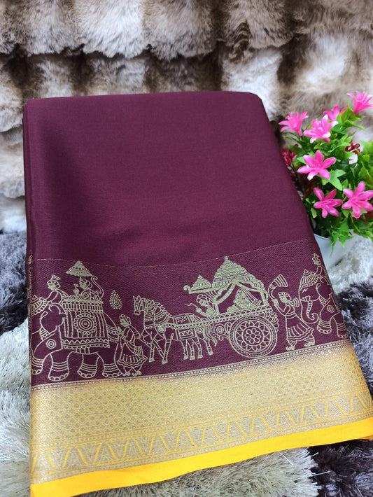 Pure Mysore Silk Saree