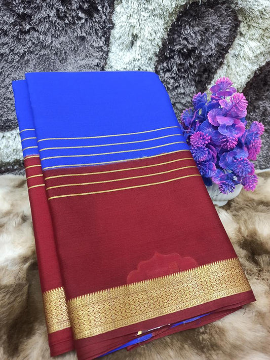 Pure Mysore Silk Saree ( 60 Grams )