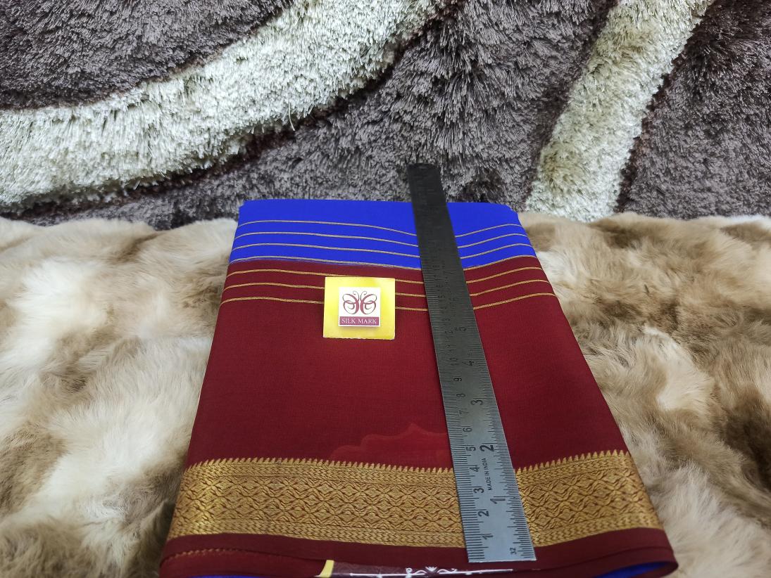 Pure Mysore Silk Saree ( 60 Grams )