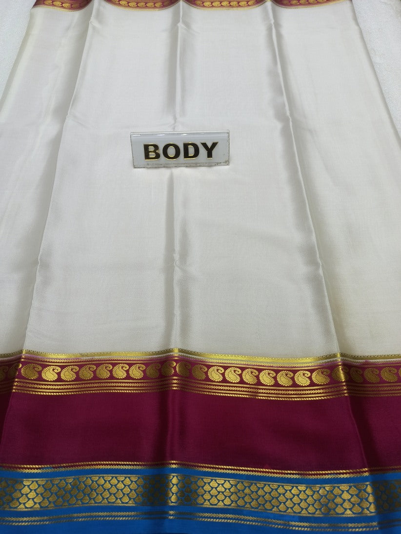 Pure Mysore Silk Saree ( 60 Grams )