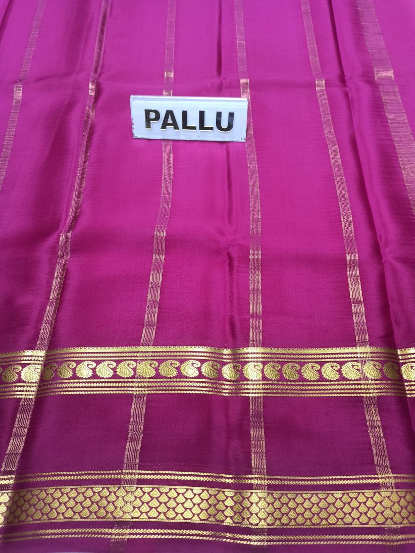 Pure Mysore Silk Saree ( 60 Grams )