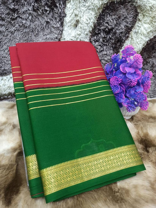 Pure Mysore Silk Saree ( 60 Grams )