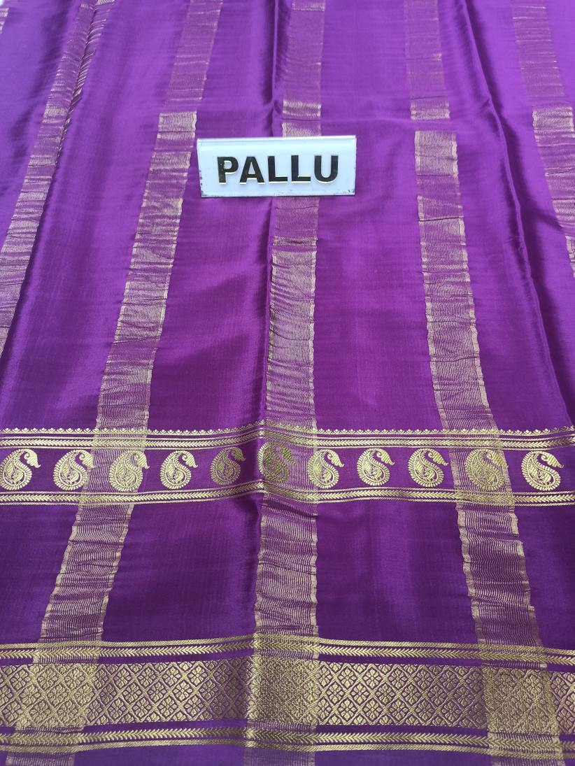 Pure Mysore Silk Saree